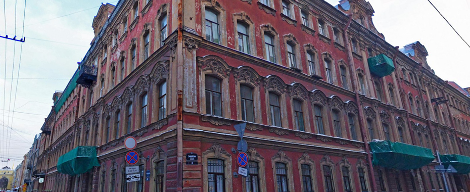 Проект восстановления доходного дома в центре Петербурга сменил владельца